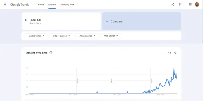 Google Trends screenshot